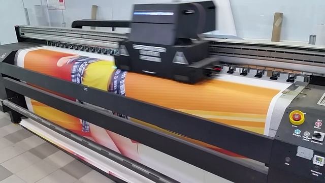 BIGPRINTER RTR printer printing on Berger Textiles Samba 195 gram смотреть онлайн