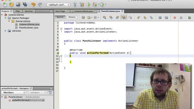 Java with OC - Listeners смотреть онлайн