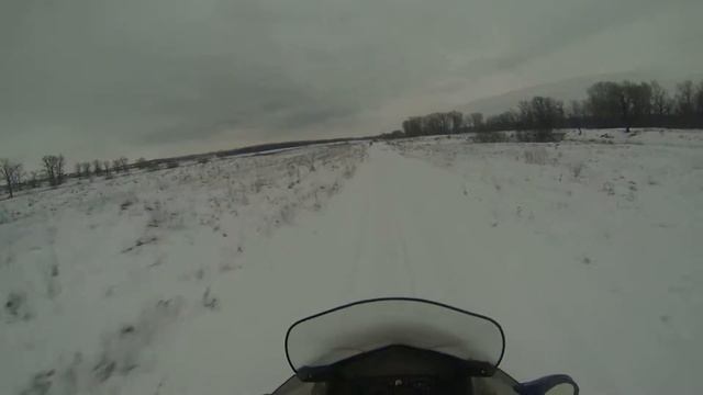 На снегоходе BRP 1200 смотреть онлайн