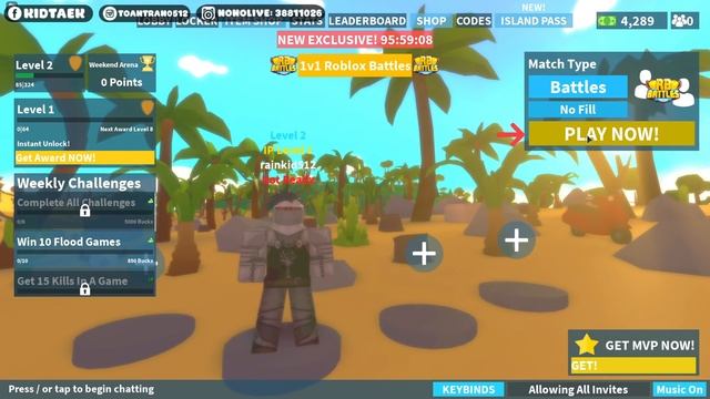 RB BATTLES MÙA 2 - Hướng dẫn lấy BADGES game Super Striker League - Island Royale - MM2 смотреть онлайн