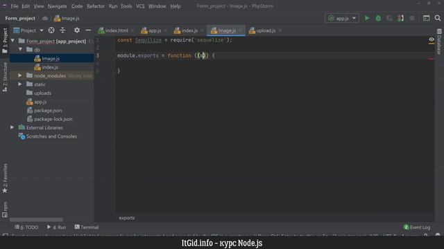 Сохраняем данные из формы в базу. Sequelize. Node.js смотреть онлайн
