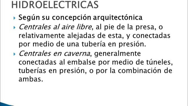 centrales hidroelectricas смотреть онлайн