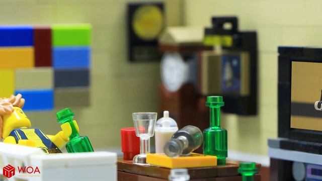 Lego Escape From Strange Prison: Rich Prisoner Vs Poor Prisoner  (Lego Stop Motion)