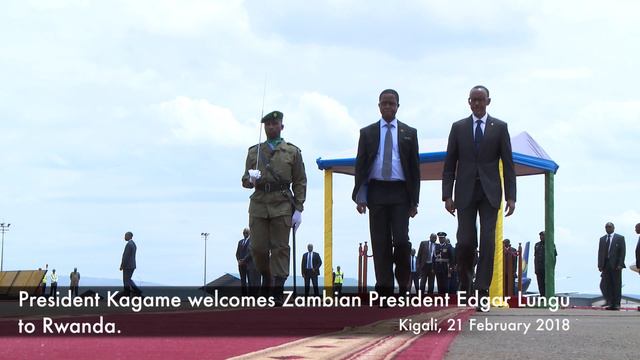 President Kagame welcomes Zambian President Edgar Lungu to Rwanda смотреть онлайн