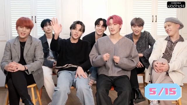 [Русская озвучка] ATEEZ поют BTS, BLACKPINK, 5SOS, ONE DIRECTION и других! | 8 Bit Melody Challenge смотреть онлайн