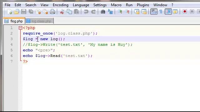 Một ứng dụng file-log với php смотреть онлайн
