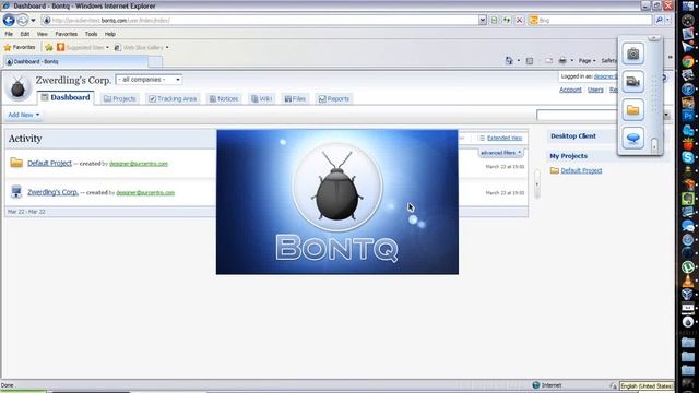 Bontq's Desktop Client clean install in Windows XP SP3(Java 1.7) смотреть онлайн