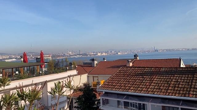 Стамбул! Вид с крыши отеля Sari Konak! смотреть онлайн