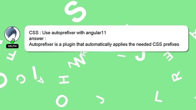 CSS : Use autoprefixer with angular11 смотреть онлайн
