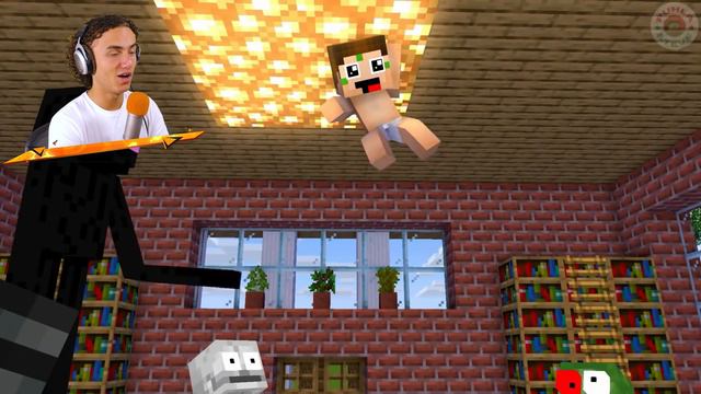 ULTIMATE Minecraft LAUGH You LOSE Challenge Animation! смотреть онлайн