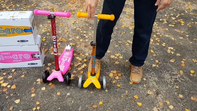 Отличие самокатов Mini Micro Deluxe и Maxi Micro Deluxe смотреть онлайн