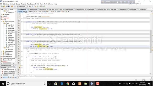 Java swing Mobile phone (part 2) смотреть онлайн