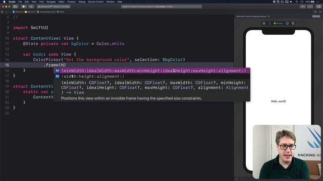 How to let users select a color with ColorPicker – SwiftUI смотреть онлайн
