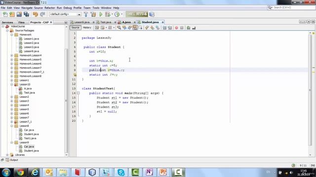 010 Урок 10 Понятия «import» и «import static» Использование комментариев смотреть онлайн