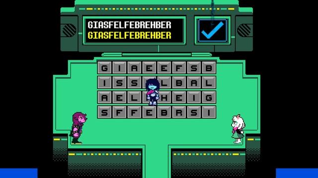 How to Solve the GIASFELFEBREHBER Puzzle in Deltarune Chapter 2 | Cyber Fields Typing Solution смотреть онлайн