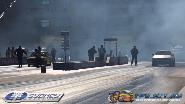 TRP RACING R32 GTR SKYLINE 7.99 @ 181 MPH SYDNEY DRAGWAY 11.7.2015 смотреть онлайн