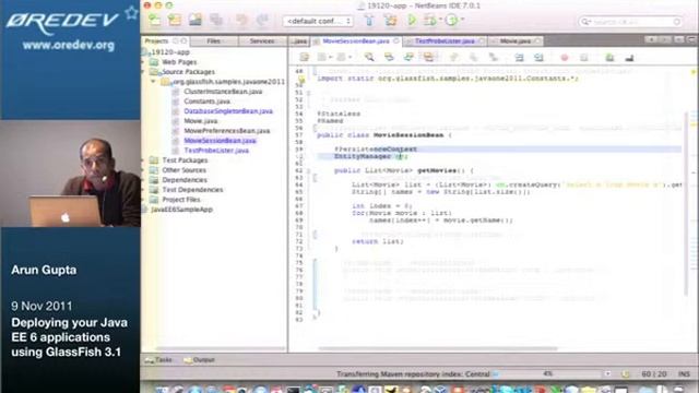 redev Deploying your Java EE 6 applications using GlassFish 3 1 Arun Gupta clip6 смотреть онлайн