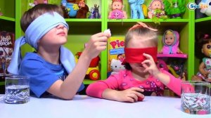 Видео для детей. ЧЕЛЕНДЖ от Ярославы и Игорька. Игры для детей. Challenge. Tiki Taki Cook