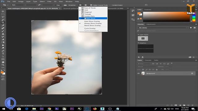 Crop Tool | Adobe Photoshop for Beginners | Class 4 смотреть онлайн