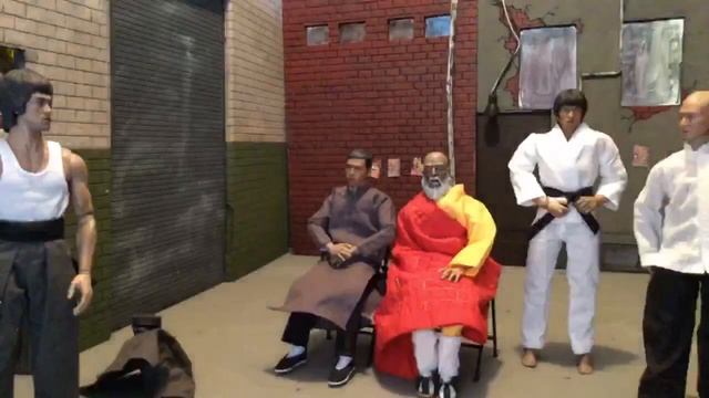 1/6 scale Bruce Lee vs Jackie Chan & Jet Li stop motion animatio смотреть онлайн