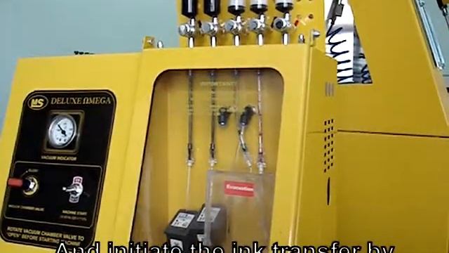 How to refill 2 HP 21 ink cartridges simultaneously with MIS Deluxe Omega смотреть онлайн