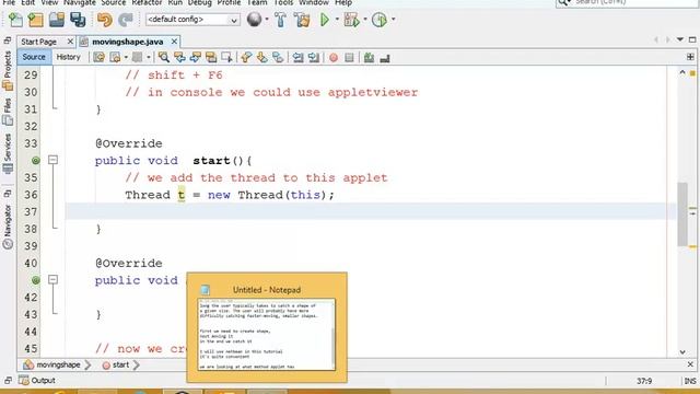 java applet moving and catching shape смотреть онлайн