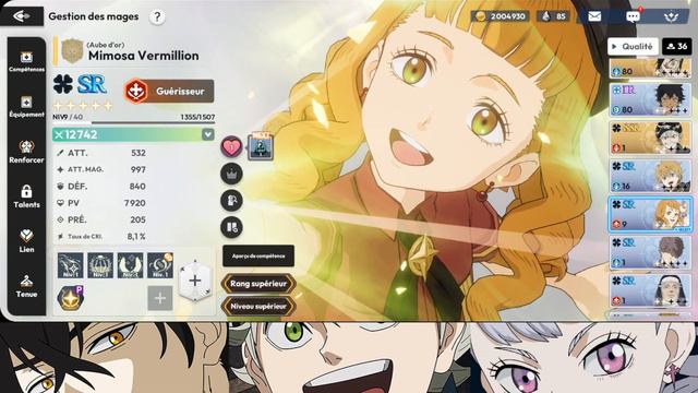 Black Clover M : Analyse de Mimosa Vermillion "aube d'or" rouge смотреть онлайн