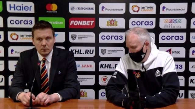 «Йокерит» - «Автомобилист». Пресс-конференция смотреть онлайн