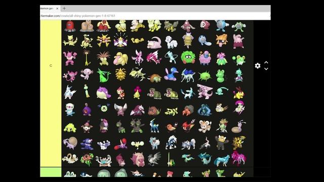 Pokemon Generation 7,8 And PLA Shiny Tier List смотреть онлайн