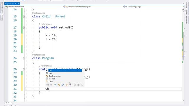 Public Private and Protected смотреть онлайн