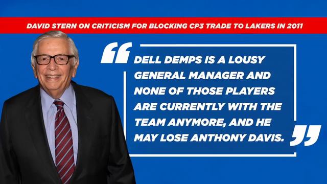 David Stern roasts Pelicans GM: 'Lousy' at his job, might lose Anthony Davis | The Jump смотреть онлайн