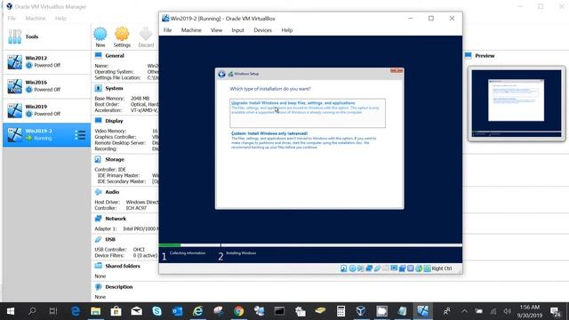 How to Install 2019 Server in Oracle VM VirtualBox Manager смотреть онлайн