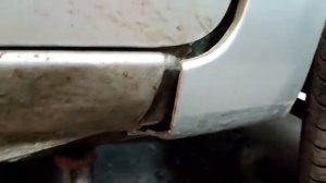 Kia Rio. Ремонт Крыла и порога. Body repair.