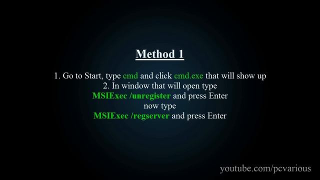 2 Ways to Fix Error 1601 смотреть онлайн
