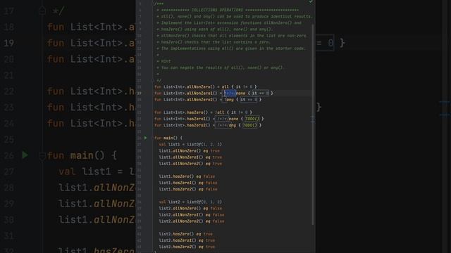 Kotlin - collections operations all none any super easy programming смотреть онлайн