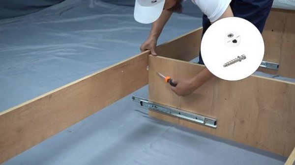 Сборка кровати "Анель" 900