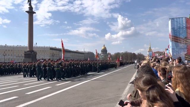 Генеральная репетиция Парада Победы Санкт-Петербург 2022 часть 8 смотреть онлайн