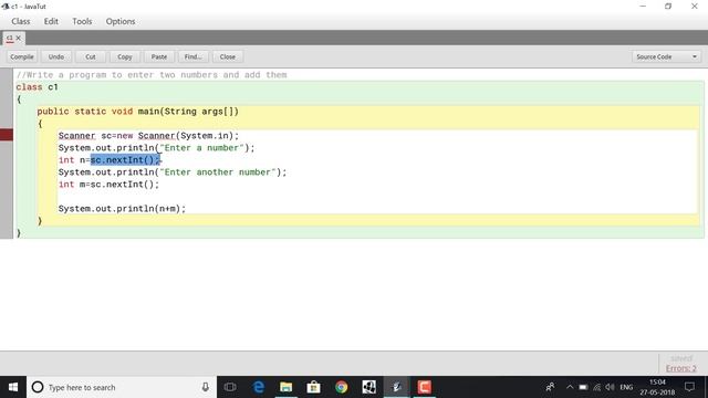 Java Programming : Basic Programming (Scanner Class) Part 5 in Hindi смотреть онлайн
