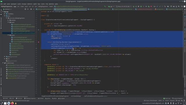 15. Android - Использование DialogFragment для отображения диалогов смотреть онлайн