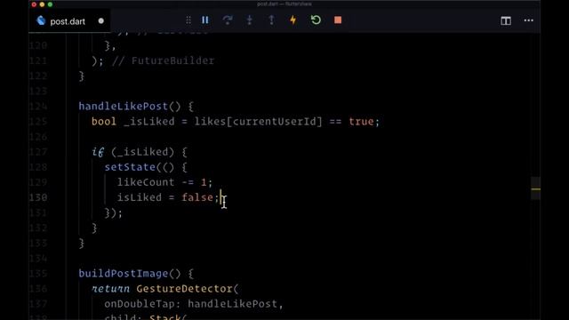 #41 Adding Like Unlike Functionality for Posts Flutter смотреть онлайн