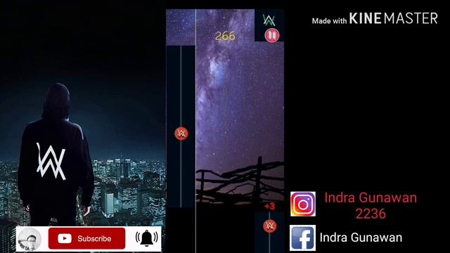 Alan Walker Piano Tiles Dj "ALONE" Asli Terbaru смотреть онлайн