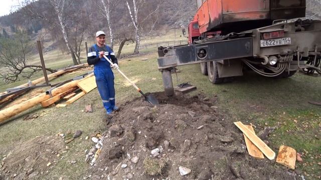 Da Vinci мост на Алтае. Деревяный мостик через горную реку. 14 метров STIHL 881 + 462 ??