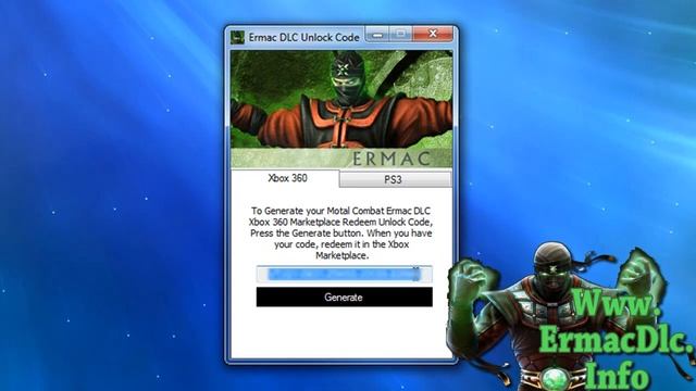 Mortal Kombat 9 Ermac Classic Outfit And Fatality DLC смотреть онлайн
