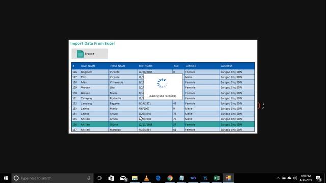Import Data From Excel With Loading Status (Teaser) смотреть онлайн