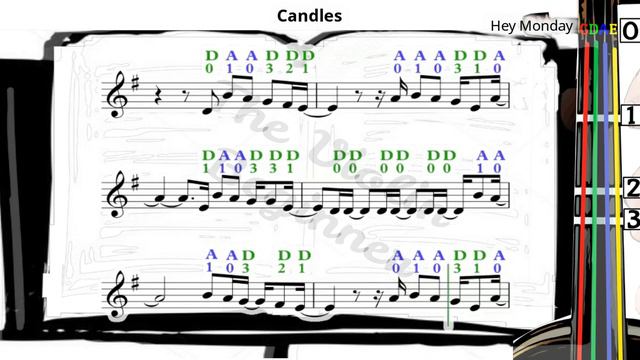 Candles | Hey Monday | Violin SHEET MUSIC [With Fingerings] [Level 3] смотреть онлайн
