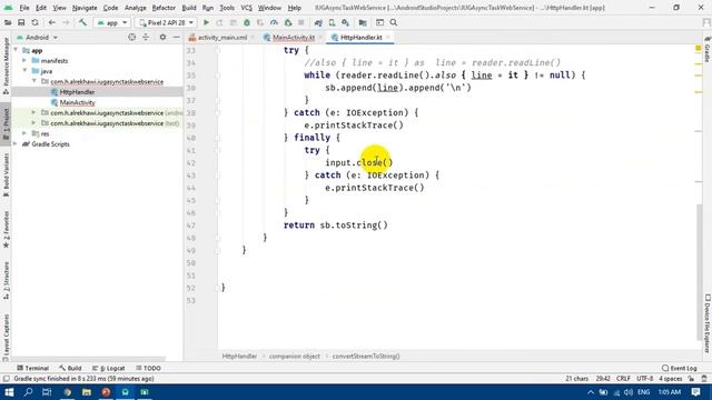14 HttpURLConnection with AsyncTask смотреть онлайн
