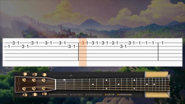 Genshin Impact OST - Liyue MEDLEY - Guitar Tutorial (TAB)