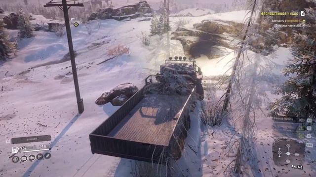 SnowRunner.Россия.Кольский полуостров.Ковдозеро.Несчастливое число смотреть онлайн