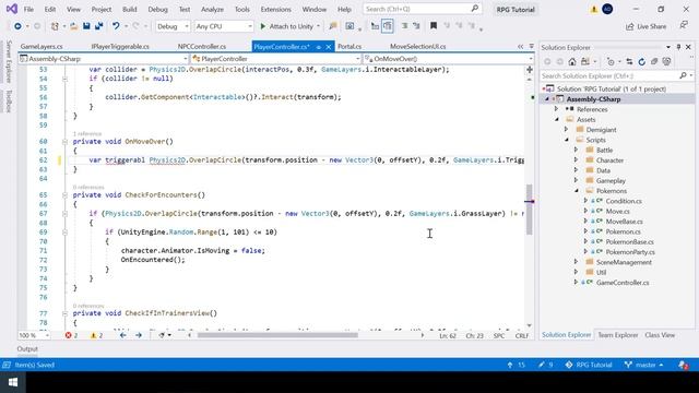 Make A Game Like Pokemon in Unity | #40 Scene Switching 1 - Creating Portals смотреть онлайн