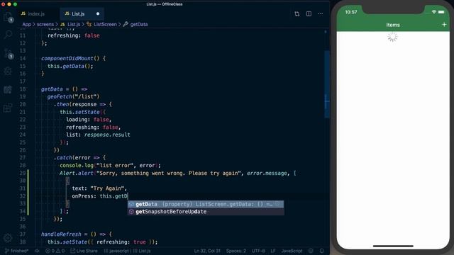 Basics: Catching and Displaying Network Errors | How to Build Offline Capable React Native Apps смотреть онлайн